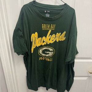 NFL Team Apparel Green Bay Packers Dark Green Tee